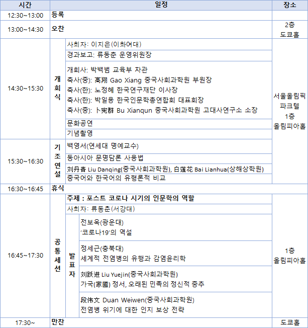 제 6회 프로그램안내 1일차