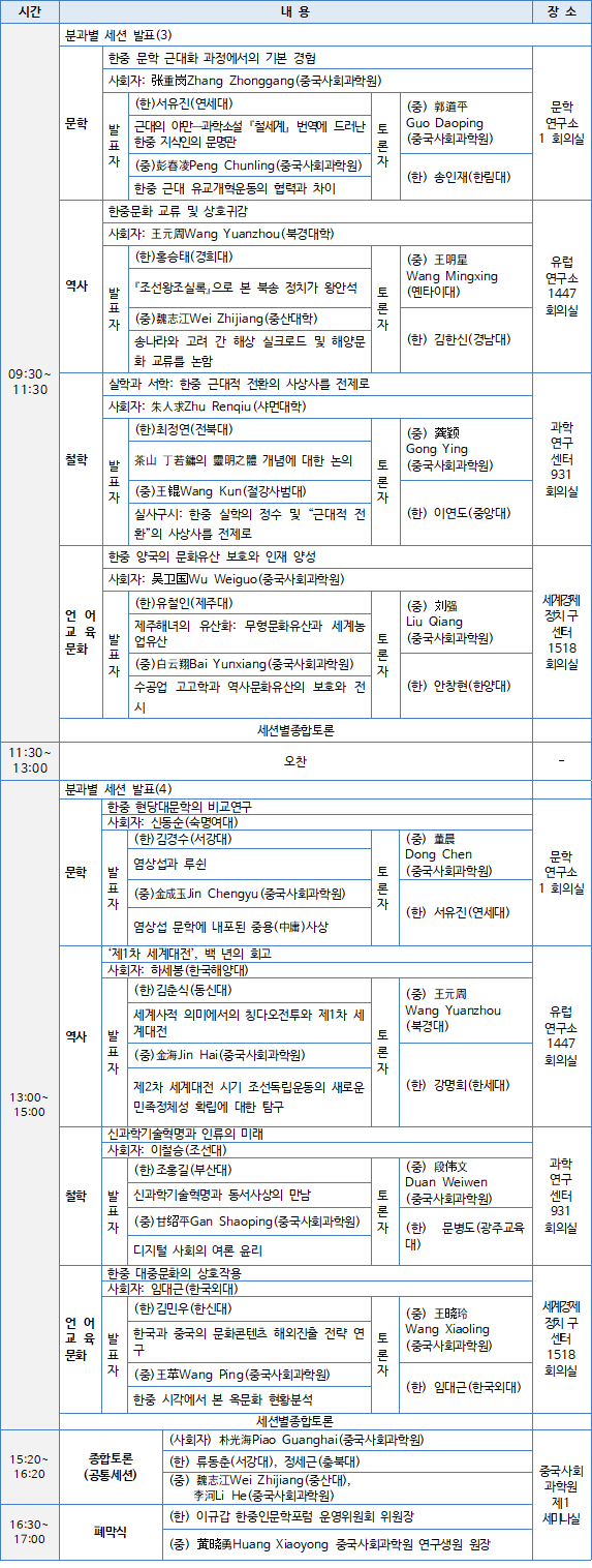 제 4회 프로그램안내